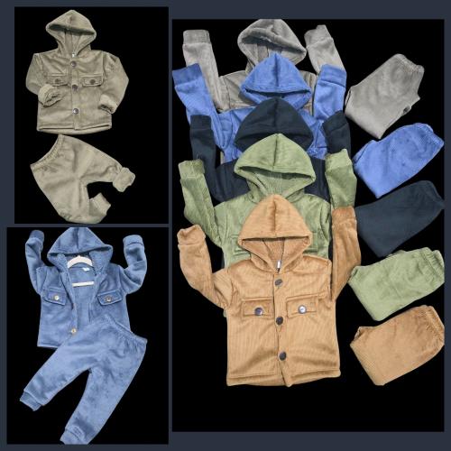 Camisaco/pantalon de Bebe Corderito