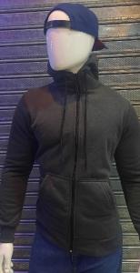 Campera Jersey con Piel Sierre hasta el Menton
