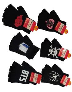 Guantes Anime Dedos Cortados
