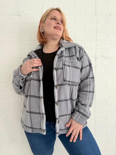 Camisaco Polar con Piel Ultimos