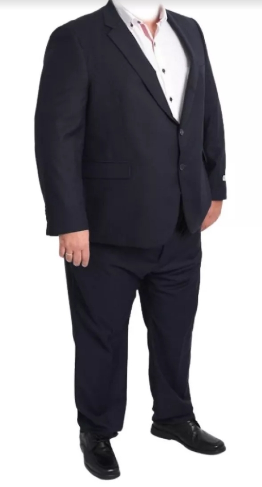 Traje de  Hombre Talle Especial Negro - Imagen 3