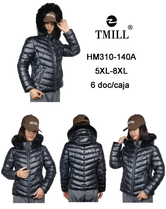 Campera con Piel Talle Especial Booty/tmill