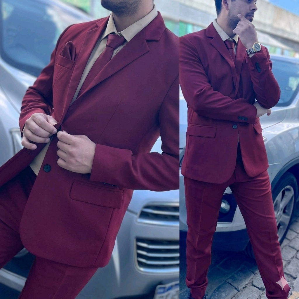 Traje   Entallado  de Hombre 2 Piezas - IMG_6478.png