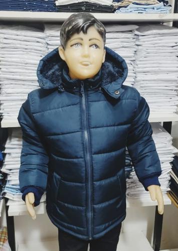 Campera Niño con Piel