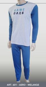 Pijama de Hombre Manga Larga Liviano Curva - Miniatura 8