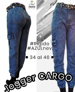 Jogger Liso Azul Nev