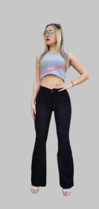 Pantalon Oxford Negro Bengalina