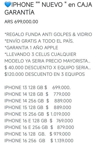 Iphone Nuevos Caja Sellada con Garantía - Miniatura 2