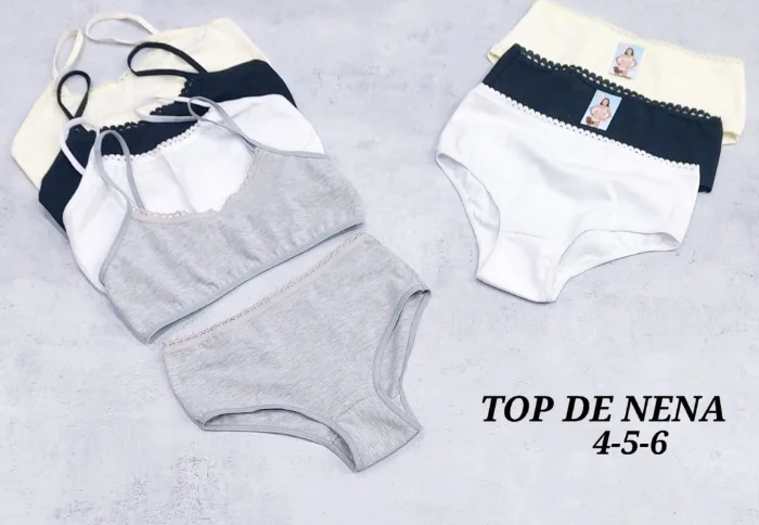 Conjuntos Top de Nena Talles 4-5-6