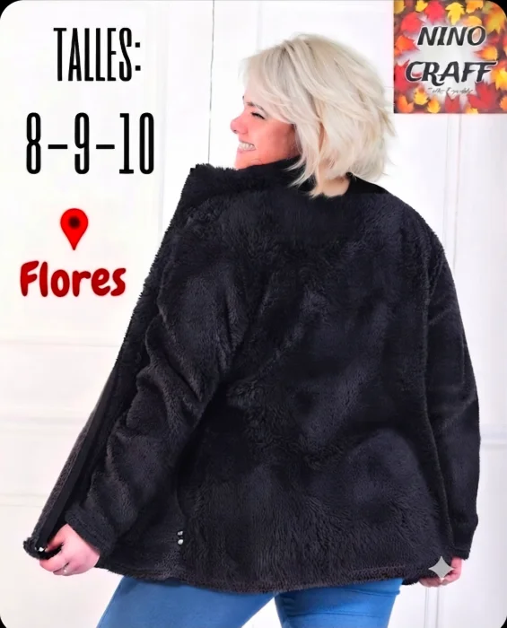 Campera - Corderito Bifaz 8-9-10