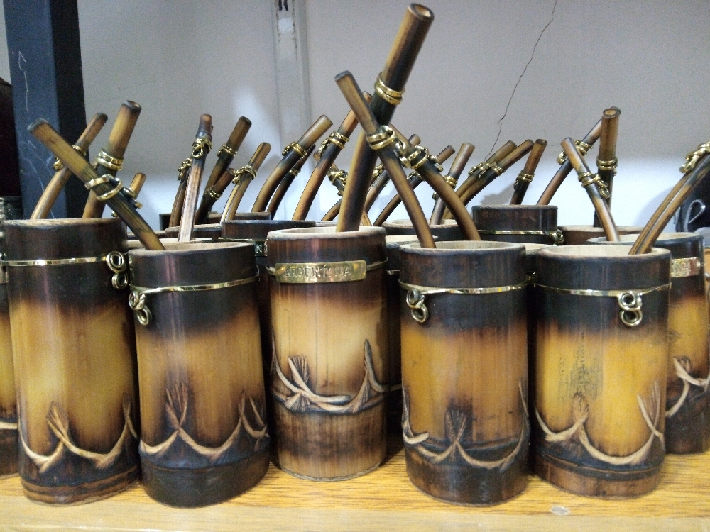 Mate de Caña Bambu con Bombilla - Imagen 3