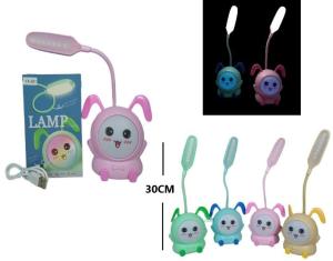 Lámpara Velador Conejito Doble Led Recargable