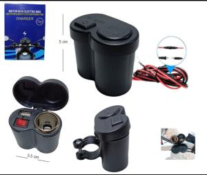 Cargador para Moto 12v + Usb - Miniatura 5