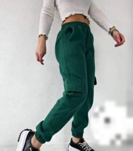Jogging Cargo Frisado de Dama