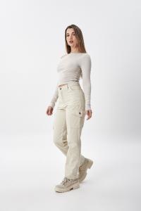 Cargo de Dama Gabardina Beige - Miniatura 2