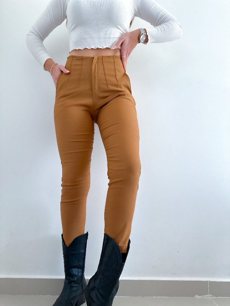 Pantalon Bengalina Cintura Abispa - Imagen 3