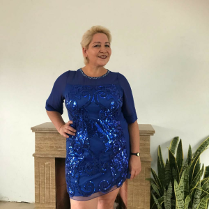 Vestido  Fiesta Corto con Lentejuelas 161118 - Miniatura 3