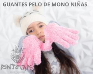 Guantes Pelo de Mono Niña