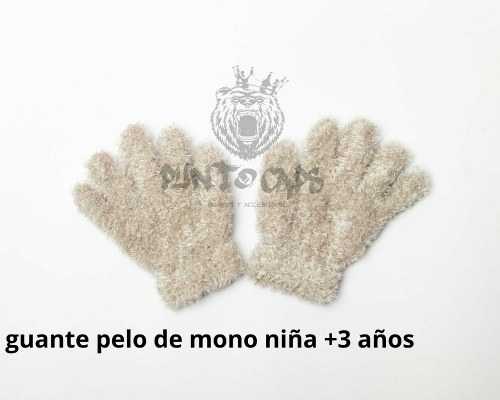 Guantes Pelo de Mono Niña - Imagen 6
