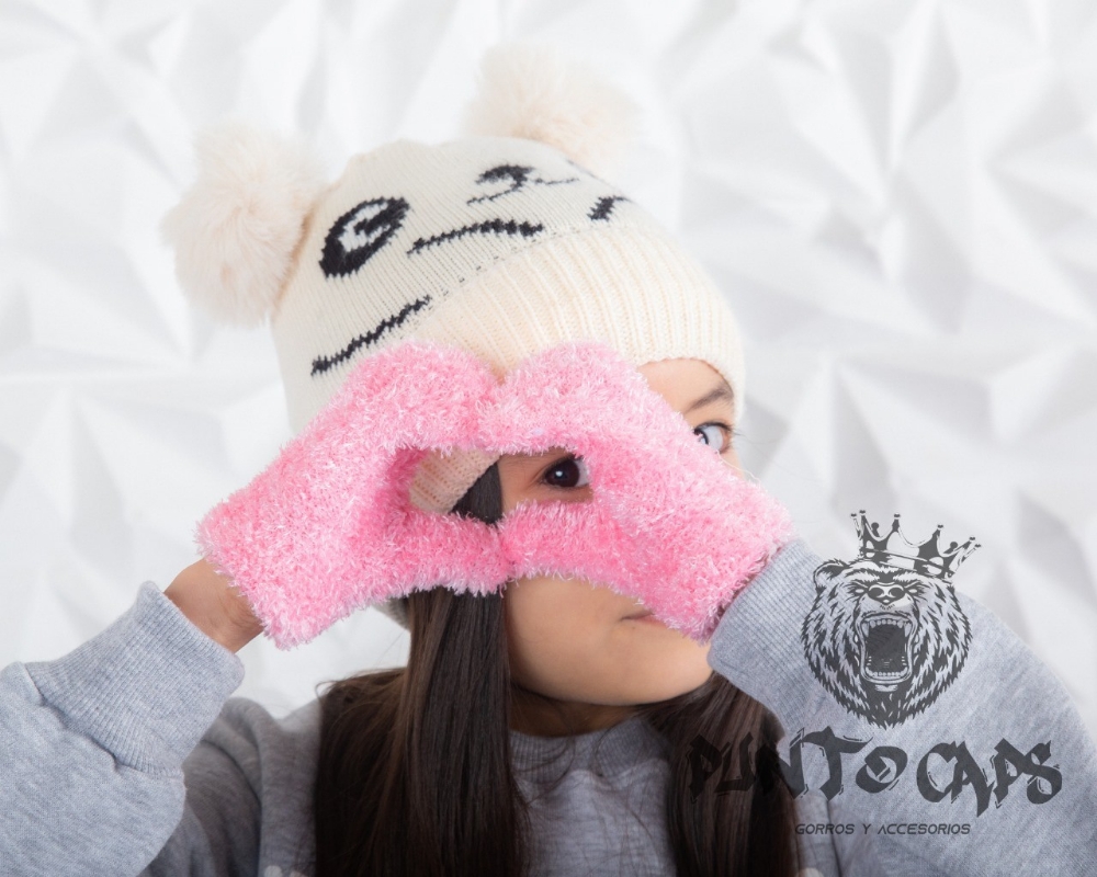 Guantes Pelo de Mono Niña - Imagen 5