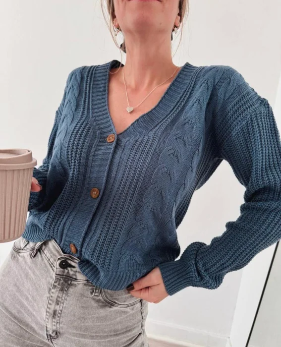 Cardigan de Hilo Acrílico / Candy