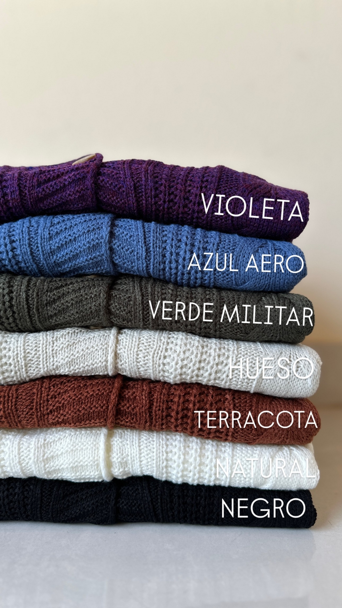 Cardigan de Hilo Acrílico / Candy - Imagen 3