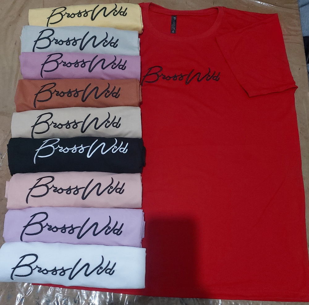 Remeras Bordadas Bross Wil Talles Especiale Algodon Premium - Imagen 2