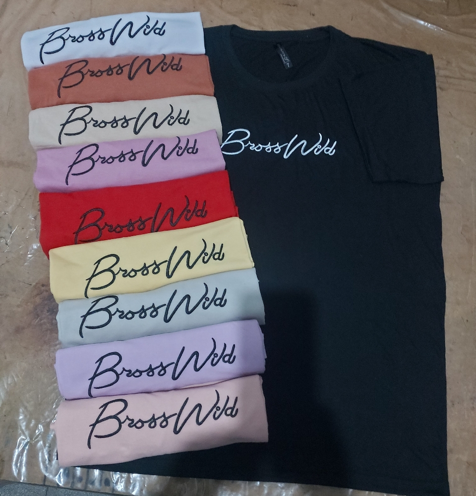 Remeras Bordadas Bross Wil Talles Especiale Algodon Premium - Imagen 3