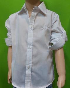 Camisas de Niño Blanco Liso