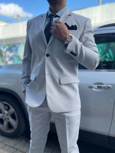 Traje Completo 5 Piezas de Hombre Liso - Miniatura 5