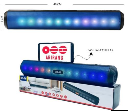 Parlante Bluetooth con Led 40cm
