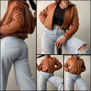 Campera Puffer Ecocuero