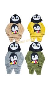 Conjunto Bifaz de Bebé Pingüino y Panda