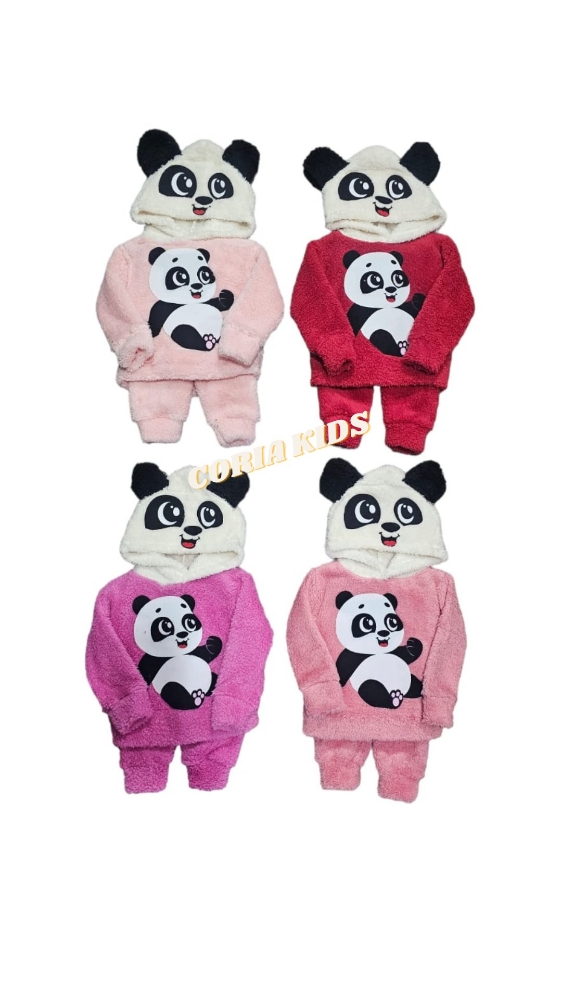 Conjunto Bifaz de Bebé Pingüino y Panda - Imagen 2