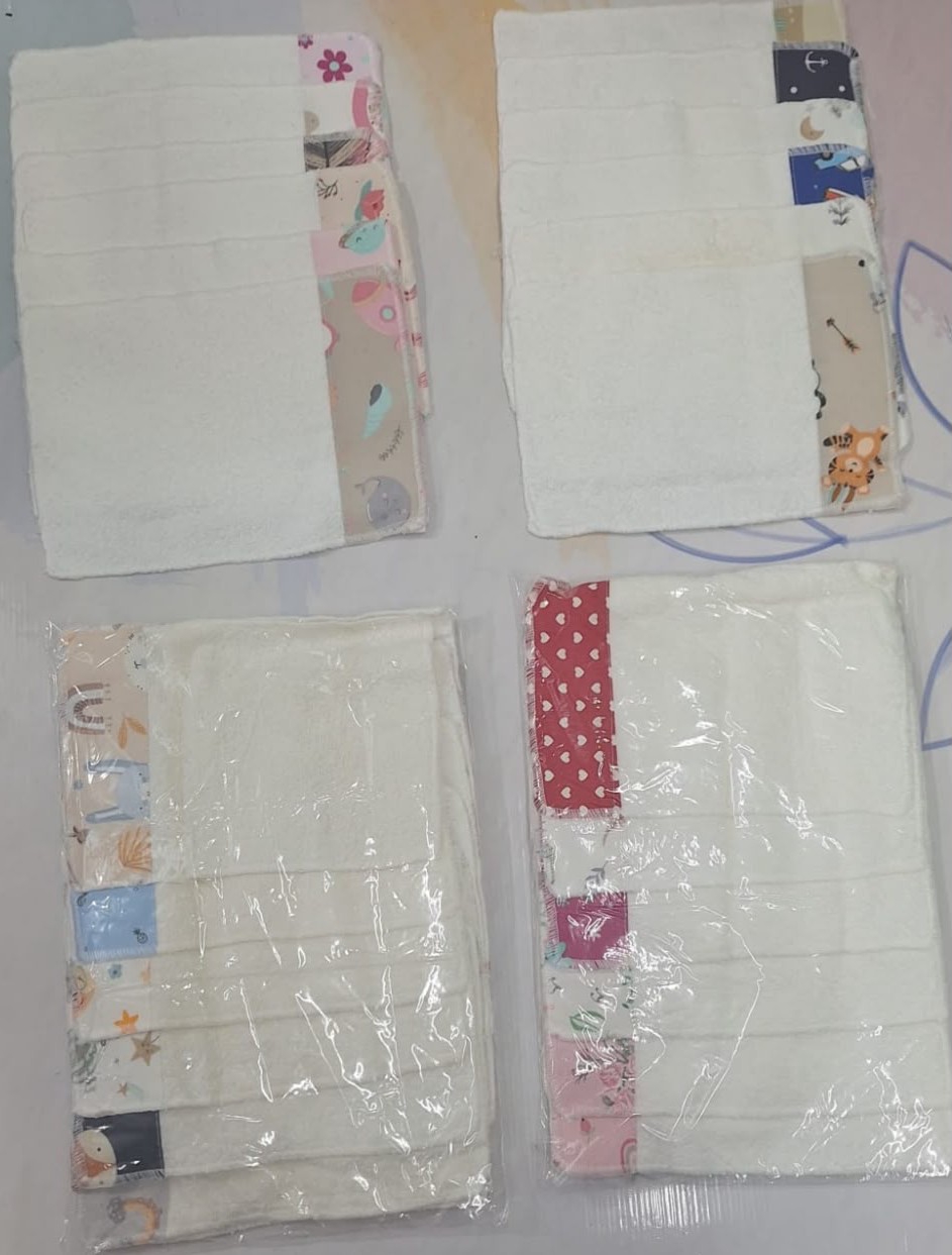 Docena Babitas para Bebe de Toalla o Algodon - Imagen 5