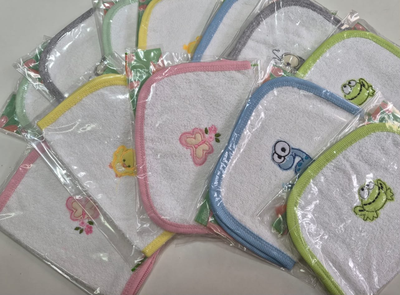 Docena Babitas para Bebe de Toalla o Algodon - Imagen 2