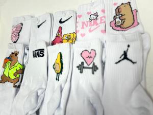 Medias 3/4 con Logos Premium