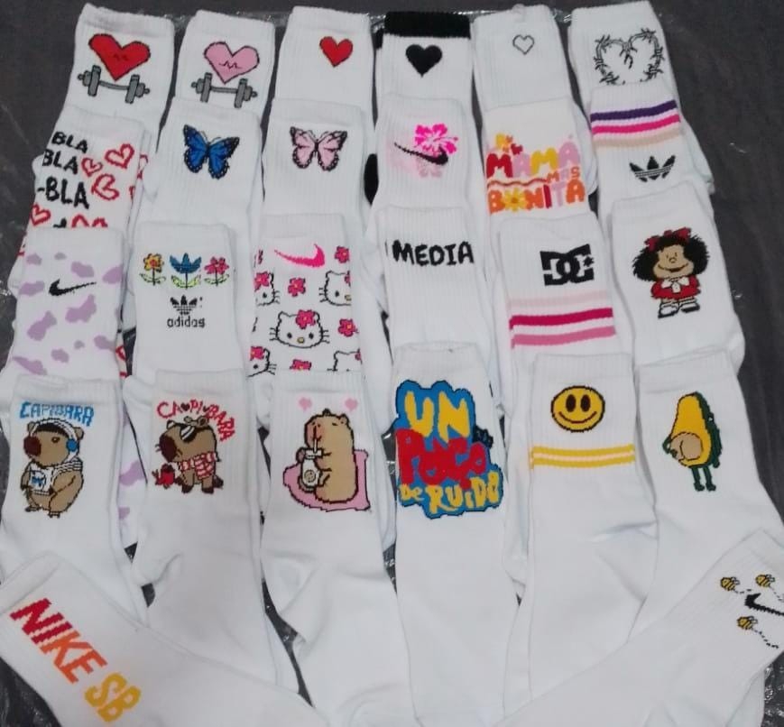 Medias 3/4 con Logos Premium - Imagen 2