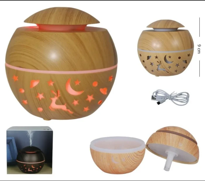 Humidificador  Aromatizante Símil Madera