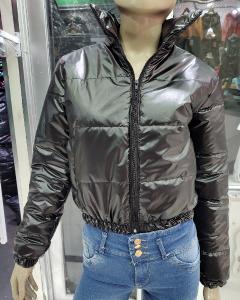 Campera Puffer Metalizado
