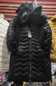 Campera Eco Cuero Largo con Piel/ Tapado Gamuzado Reversible - Miniatura 5