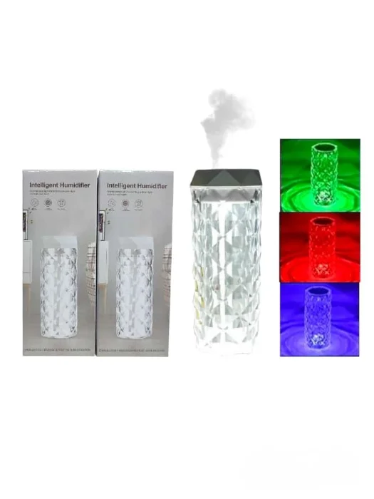 Humidificador de Cristal Purificador Rgb 1lts  (av-048)