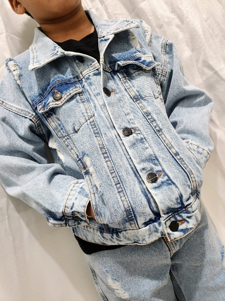Campera de Jeans de Niño Oversize - Imagen 3