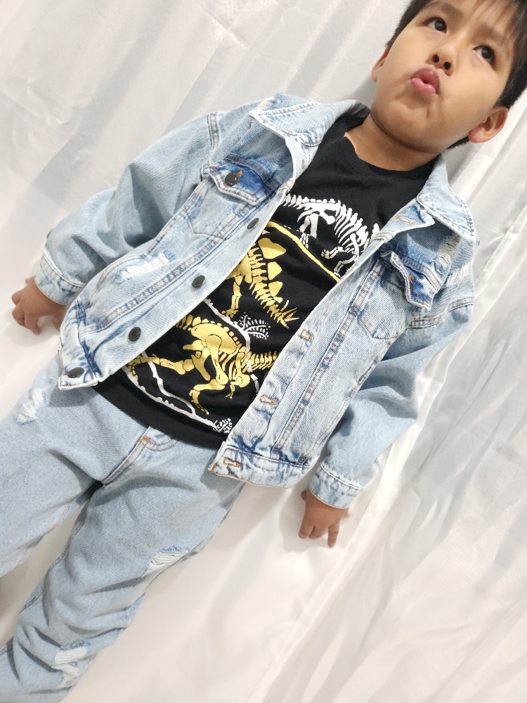 Campera de Jeans de Niño Oversize - Imagen 7