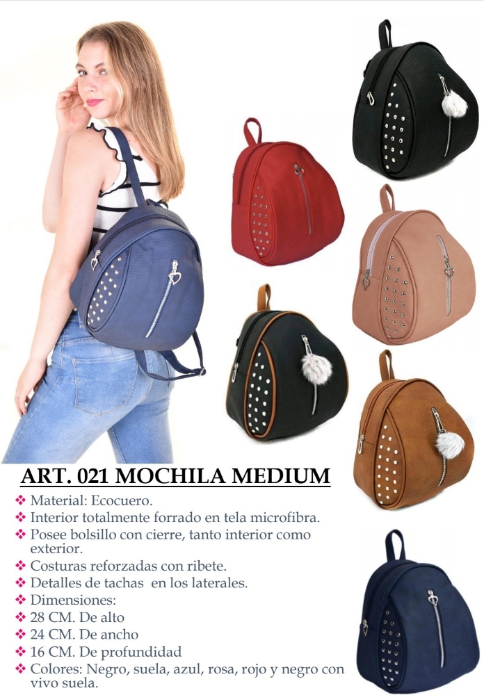 Mochila Medium con Tachas Andylu Accesorios - Imagen 3