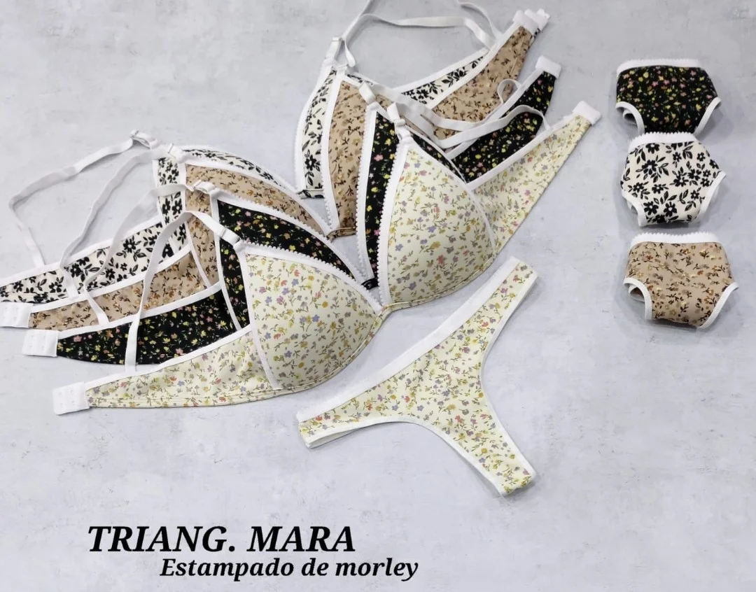 Conjunto Triangulito de Morley Estampado Mara - Imagen 1