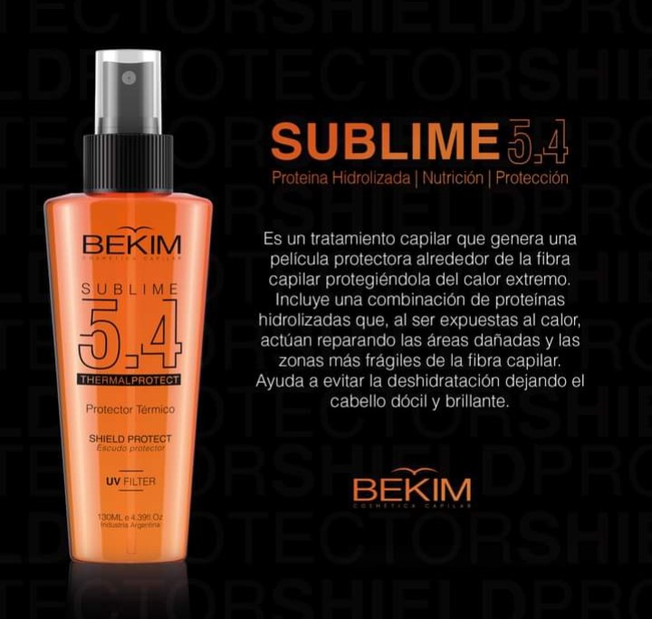 Bekim Protector Térmico Argán X 130 Ml con Filtro Uv - Imagen 3