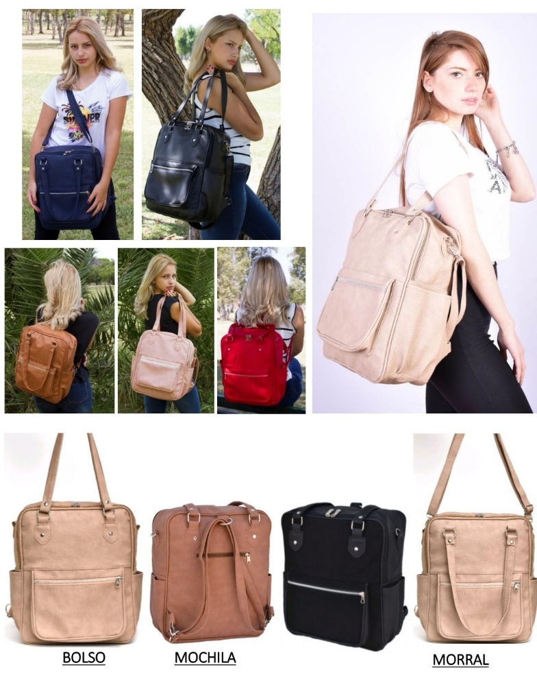Mochila - Morral - Cartera Triple Función Andylu Accesorios - Imagen 6