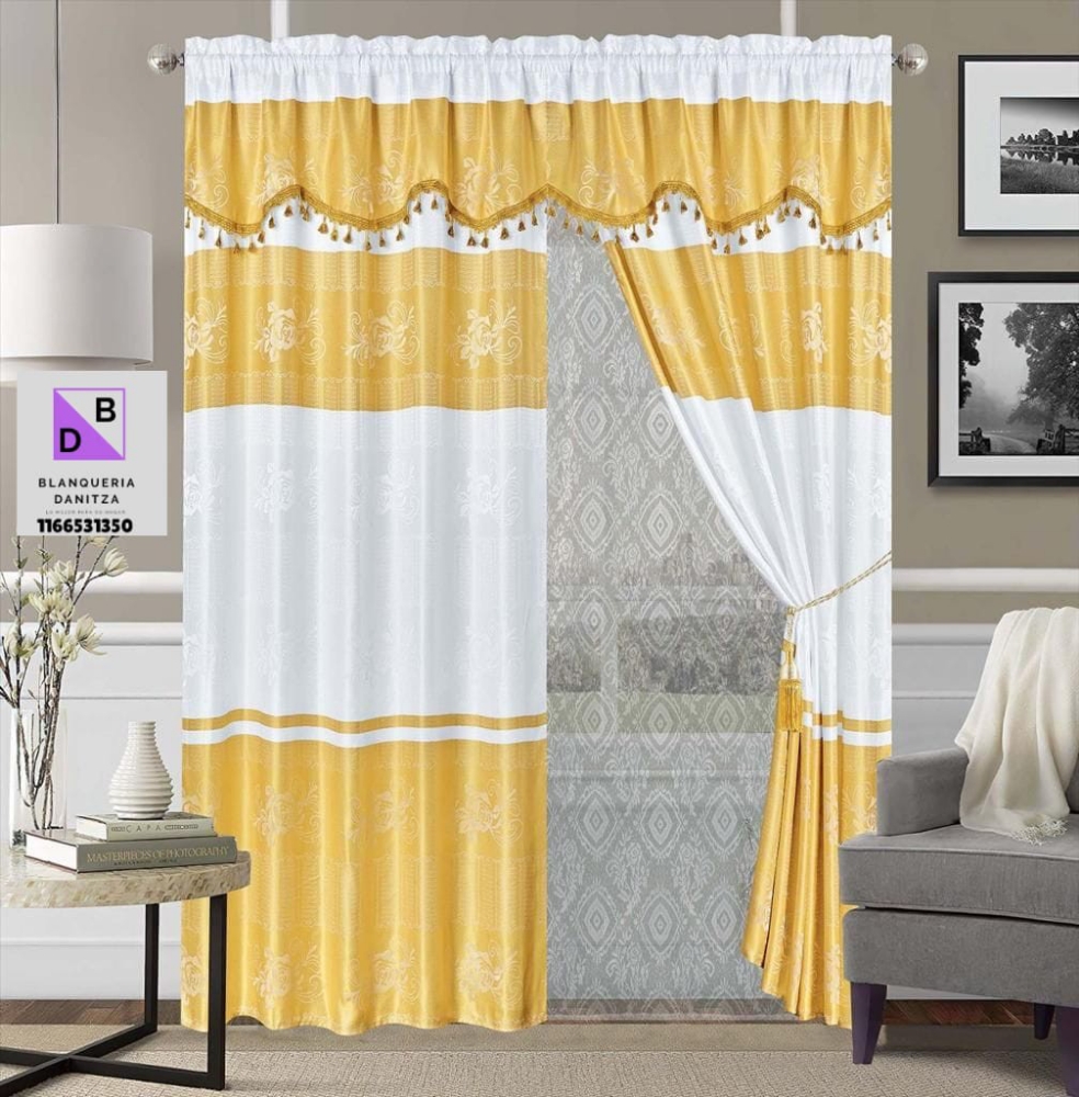 Juegos de Cortinas de Ambiente de 4 Paños Casatex - Imagen 2