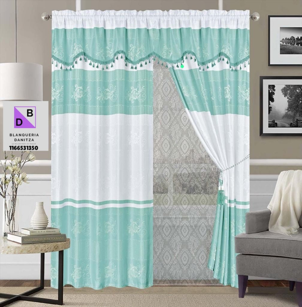 Juegos de Cortinas de Ambiente de 4 Paños Casatex - Imagen 3